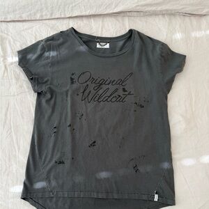 One Teaspoon Gray Casual T-Shirt